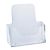 Leaflet holder, polystyrene, transparent PTXF 1 x A5