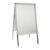 Pavement sign A1 Outdoor SOLID-STOP 25 mm | round  | silver 