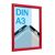 Snap frame A3 standard red  | 25 mm | Mitred 