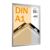 Snap frame, aluminium, A1, waterproof, lockable silver 