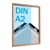 Snap frame, aluminium, A2 wood look light  | 25 mm | Mitred 