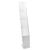 Brochure stand foldable DENVER 4 x A4 with bag, white 4 compartments  | white 