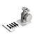 Spare parts for the info display PREMIUM, lockable joint connector silver