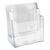 Wall-mounted/free-standing leaflet holder, polystyrene, transparent PTXC 2 x A4