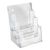 Wall-mounted/free-standing leaflet holder, polystyrene, transparent PTXC 3 x A5