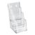 Wall-mounted/free-standing leaflet holder, polystyrene, transparent PTXC 3 x 1/3 A4