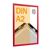 Snap frame, aluminium, A2, self-adhesive red  | Mitred 