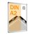 Snap frame, aluminium, A2, self-adhesive silver  | round 