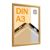 Snap frame A3, self-adhesive gold  | Mitred 