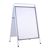 Pavement sign steel A1 STEEL-STOP without header board  | white 