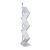 Brochure stand ZIG ZAG metal 6x A4 silver 