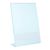 Reklamní stojan ve tvaru L "glas-look", akrylátový A4 