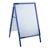Pavement sign A1 Outdoor SOLID-STOP Mitred | blue | 32 mm