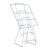 Wire leaflet holder JACKSON, silver, A4 x 3 