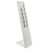 Brochure stand PLANAR, 6x A4 white 