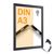 LED snap frame A3 black 