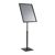 Info display PREMIUM height-adjustable A2 with snap frame black 