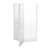 Table menu holder, acrylic, Y-shaped, 1/2 A6 