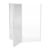 Table menu holder, acrylic, Y-shaped, DL (105 x 210 mm) 