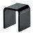 Acrylic U stand, black 30 x 30 x 30 mm 