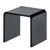 Acrylic U stand, black 50 x 50 x 50 mm 