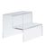 Display step, acrylic 220 x 168 x 183 mm  | transparent  | 2-tiered 