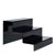 Display step, acrylic 300 x 215 x 333 mm  | black  | 3-tiered 