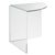 Display plinth, acrylic, transparent 150 mm