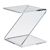 Z-shaped riser, acrylic 100 x 100 mm 