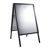 Pavement sign A1 SOLID-STOP Pro, 32mm, mitred, seal black 