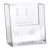Wall-mounted/free-standing leaflet holder, polystyrene, Taymar 1 x A6  | portrait 