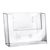 Wall-mounted/free-standing leaflet holder, polystyrene, Taymar 1 x landscape | A6