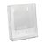 Wall-mounted/free-standing leaflet holder, polystyrene, Taymar 1 x A5  | portrait 