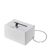 Lockable suggestion box, metal white 