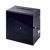 Lockable suggestion box HQ, acrylic, transparent|black 