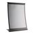 L-stand CURVE with A4 magnetic frame, black portrait