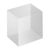 Acrylic block, transparent 50 x 50 x 40 mm