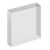 Acrylic block, transparent 100 x 100 x 25 mm