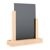 Menu holder wood with chalkboard A5  | Beech|black 