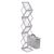 Brochure stand foldable BOSTON 6 x A5 with case, white A5  | white  | with case 