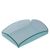 Decorative tray, acrylic transparent|green  | glossy  | 165 x 115 x 30 mm 