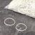 Rubber bands, white 50 mm | 1.5 mm