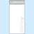 Bags with flap, OPP foil, recloseable, transparent 115 x 220 mm - 1/3 A4 
