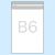 Bags with flap, OPP foil, recloseable, transparent 130 x 180 mm - B6 