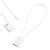 Cords with box white  | 120 mm