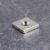 Block magnets neodymium with countersunk borehole 20 x 20 mm 