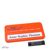 Name badges office color-print stainless steel pin orange 