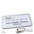 Name badges with hanger clip Office 75 x 37 mm  | stainless steel  | Hanger clip 