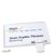 Name badges with clamp Vista 40 75 x 47 mm  | white 