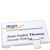 Name badges with clamp Vista 40 85 x 54 mm  | white 